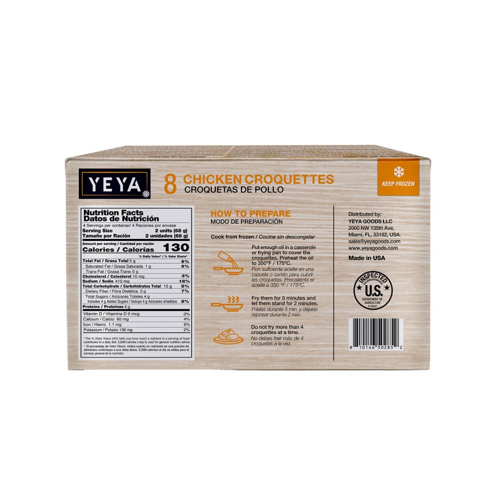 Croquetas de pollo Yeya (2 x 8 U) - Miniatura 3