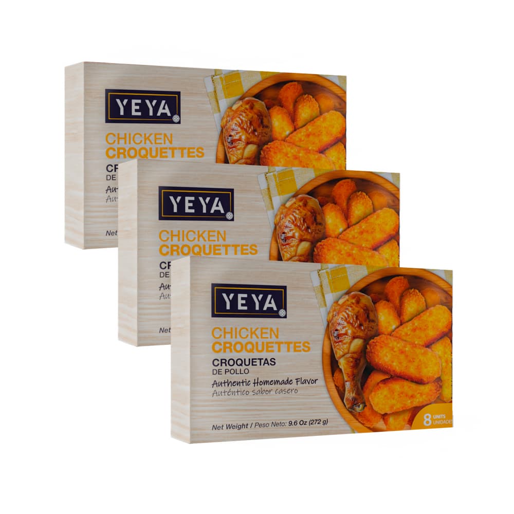 Croquetas de pollo Yeya (3 x 8 U) - Imagen 1