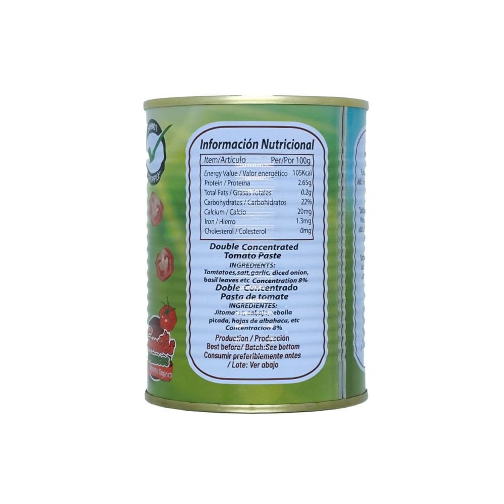 Pasta de tomate sabor original Sabrosísimo (400 g / 14.1 oz) - Miniatura 3