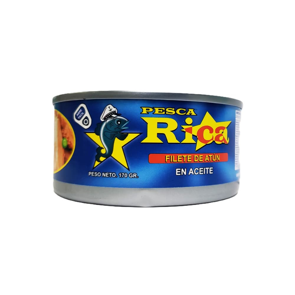 Filete de atún en aceite Pesca Rica (170 g / 6 oz) - Imagen 1