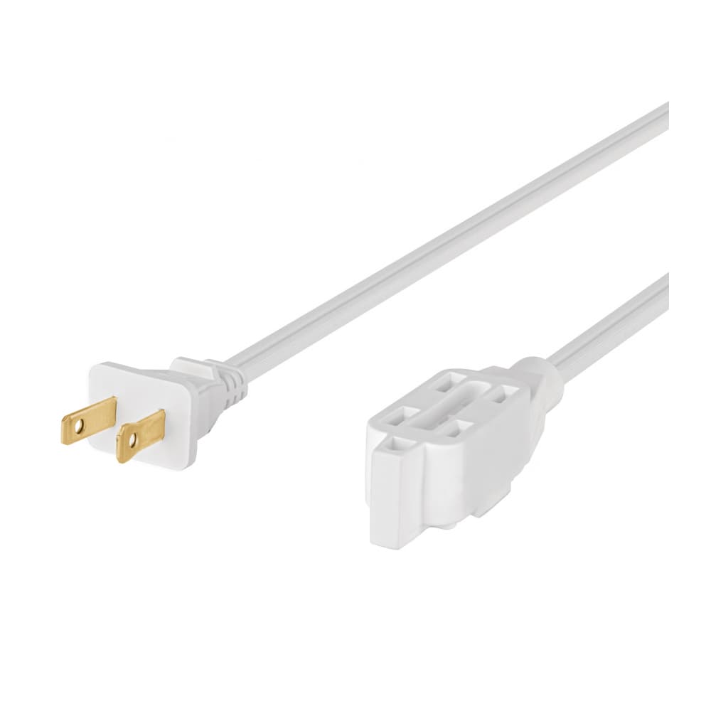 Extensión eléctrica blanca doméstica 4 m clavija recta Volteck ED-4BR - Miniatura 3