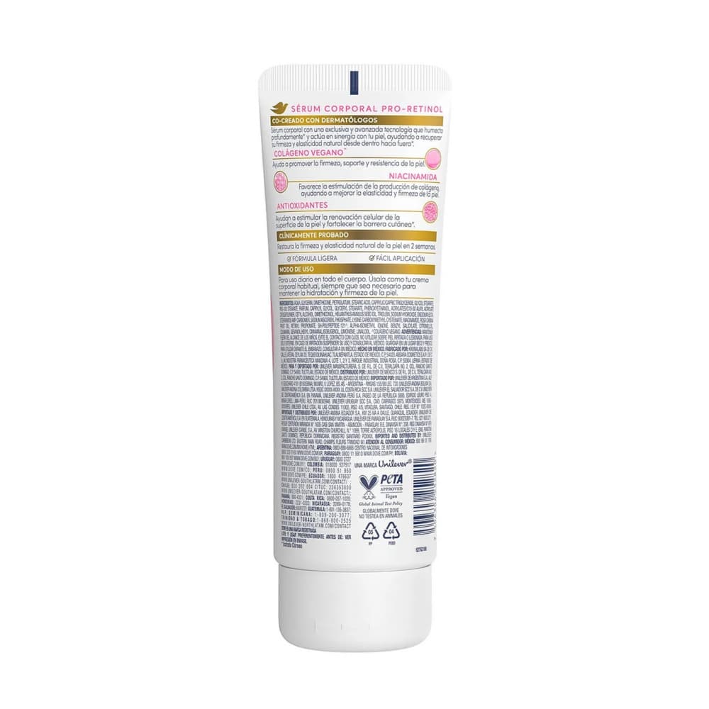 Sérum corporal dermohidratante reafirmante con retinol Dove (200 ml) - Miniatura 2