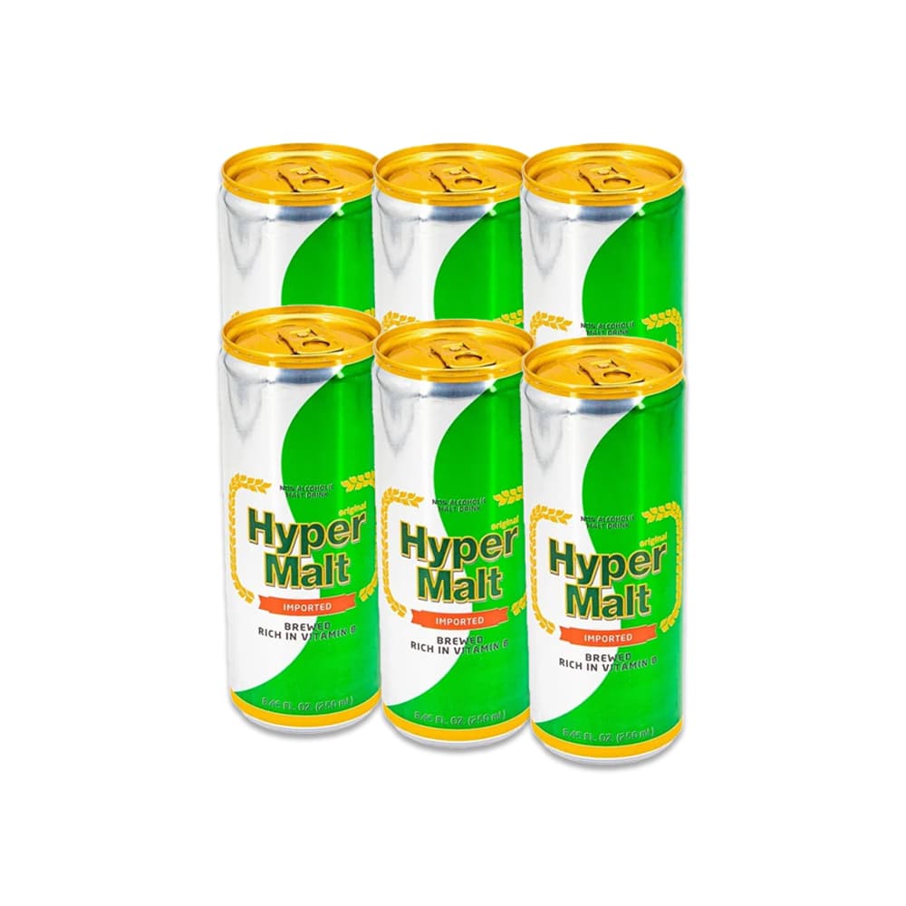 Malta sin alcohol Hyper Malt (6 x 250 ml) - Imagen 1
