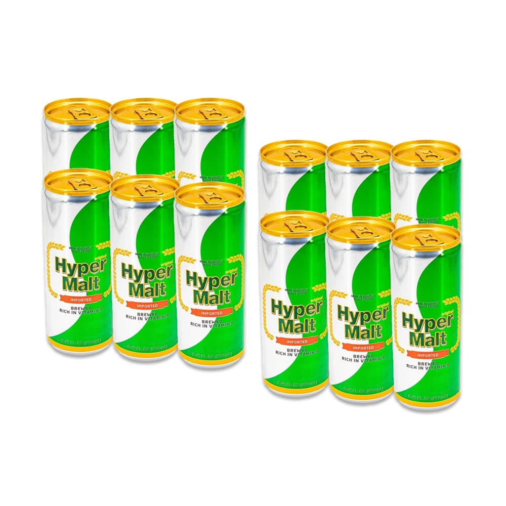 Malta sin alcohol Hyper Malt (12 x 250 ml) - Imagen 1
