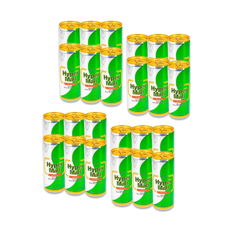 Malta sin alcohol Hyper Malt (24 x 250 ml) - Imagen 1