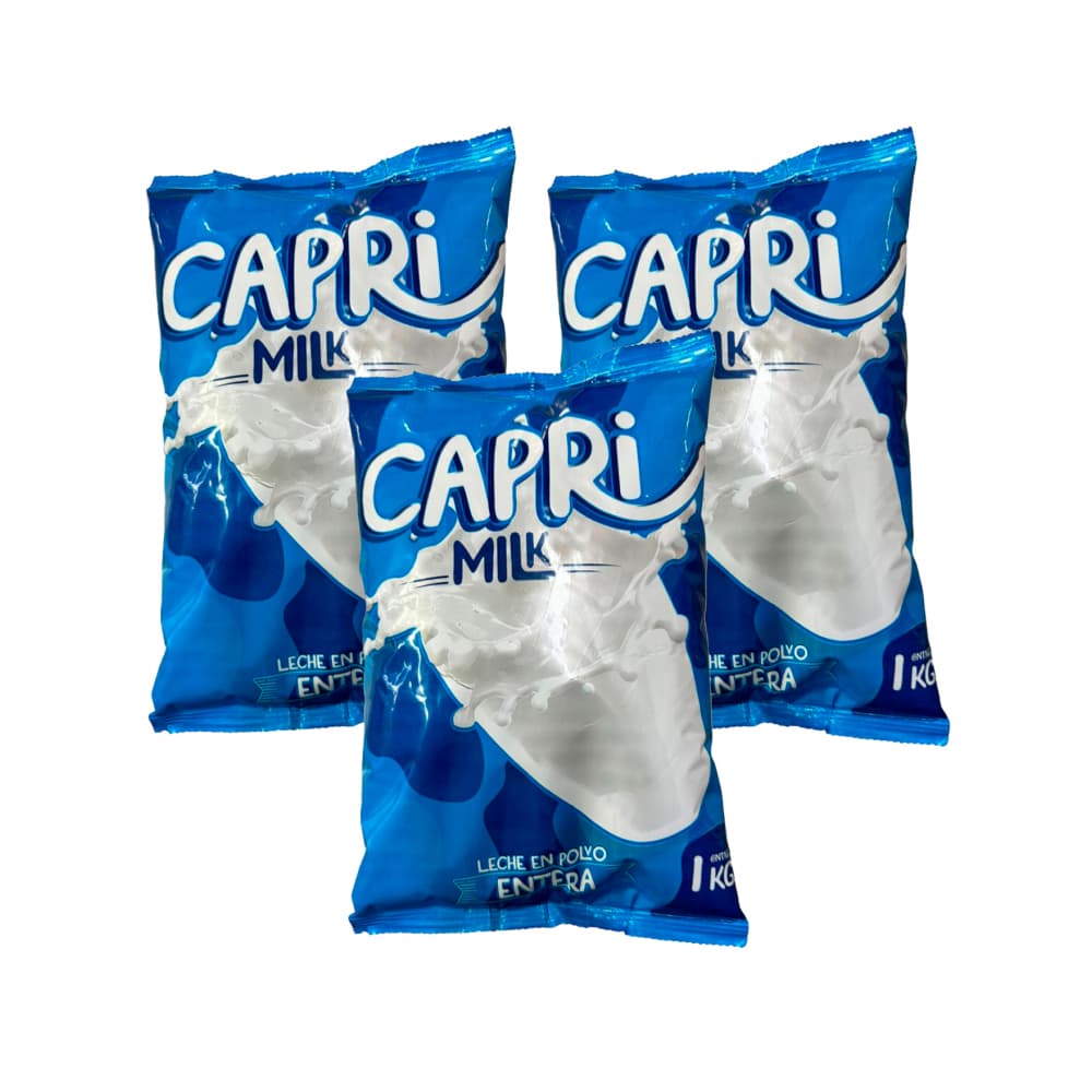 Leche en polvo entera Capri (3 x 1 kg / 2.2 lb) - Imagen 1