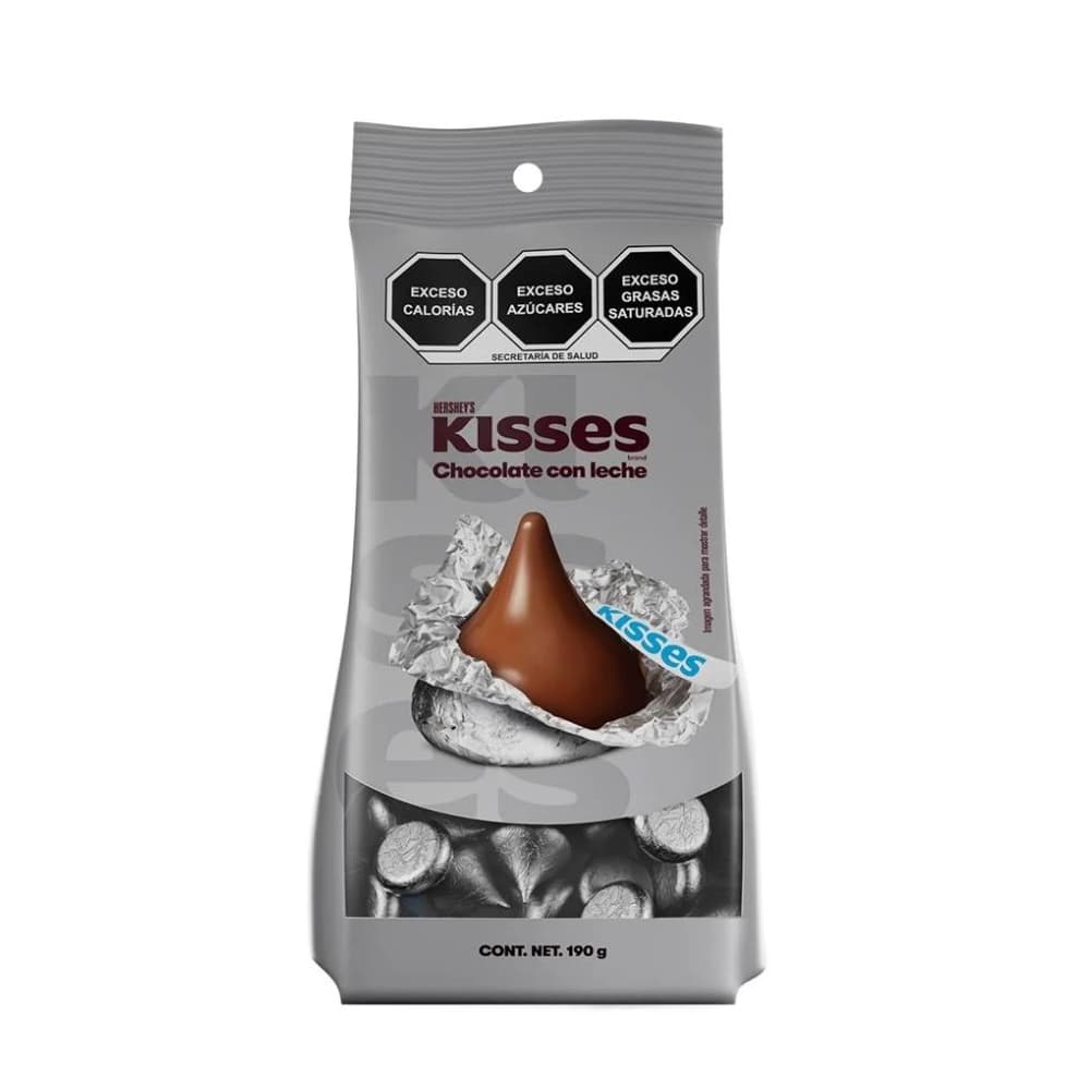 Chocolates con leche Kisses Hershey's (190 g / 6.7 oz) - Imagen 1