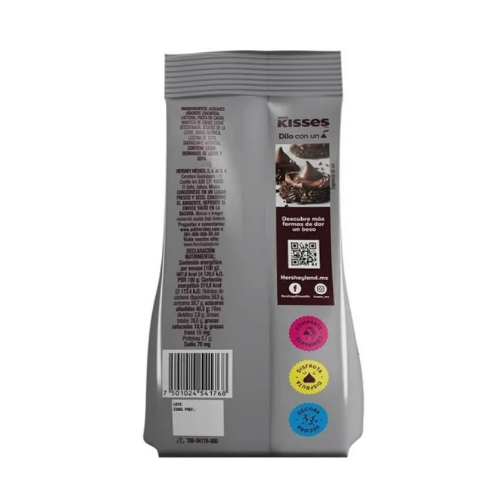 Chocolates con leche Kisses Hershey's (190 g / 6.7 oz) - Miniatura 3