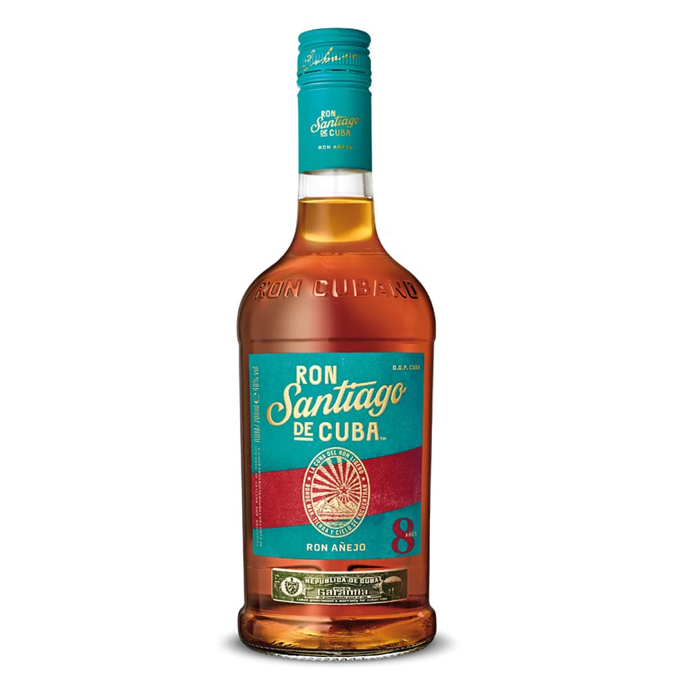Ron Añejo 8 años Santiago de Cuba (700 ml) - Imagen 1