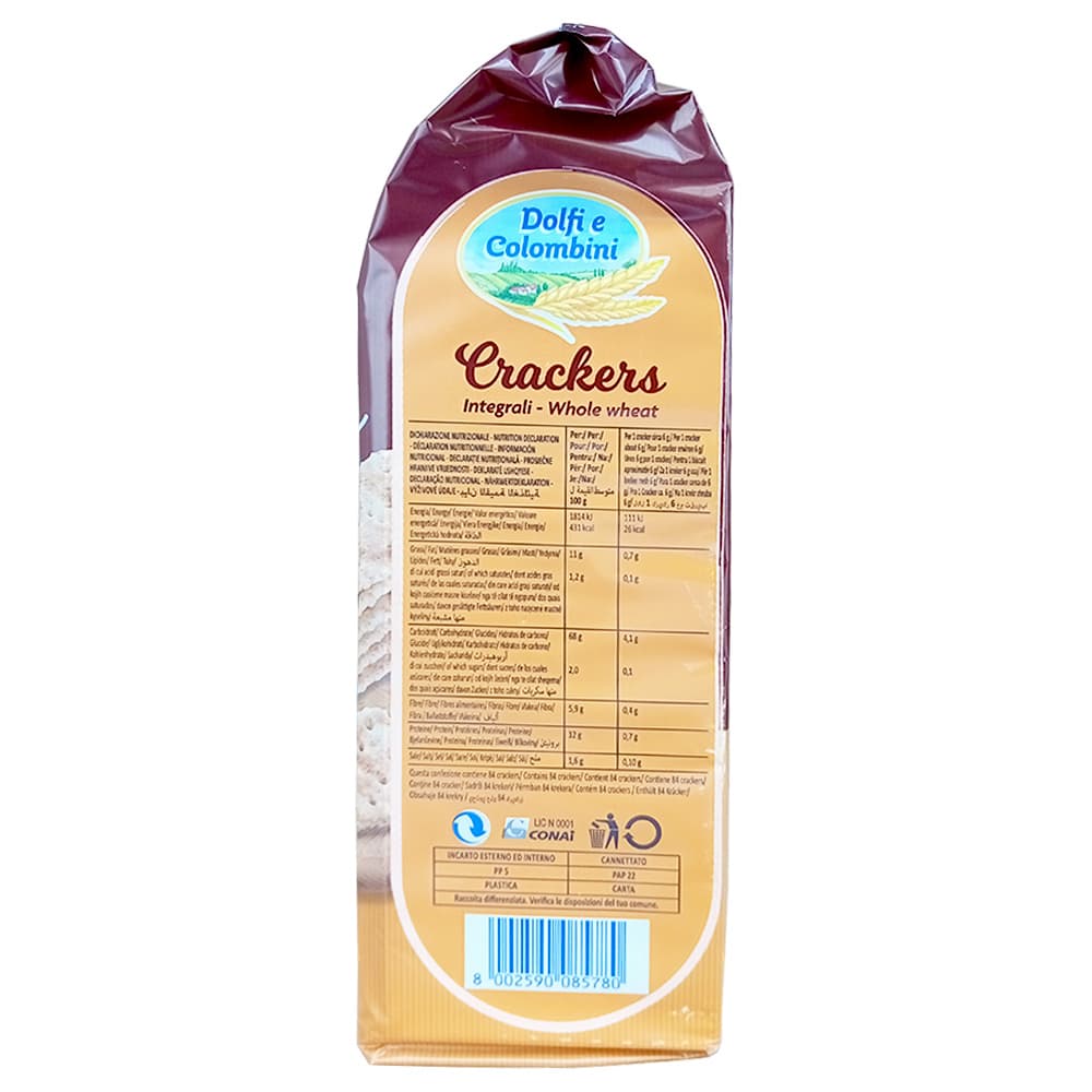 Galleta integral Dolfi e Colombini (500 g / 1.10 lb) - Miniatura 4