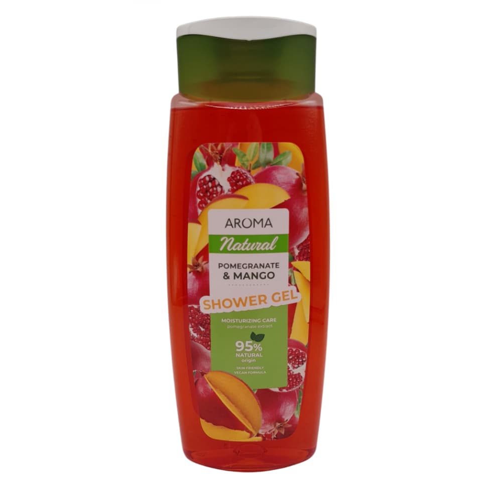 Gel de baño con extracto de granada y mango Aroma Natural (400 ml) - Imagen 1