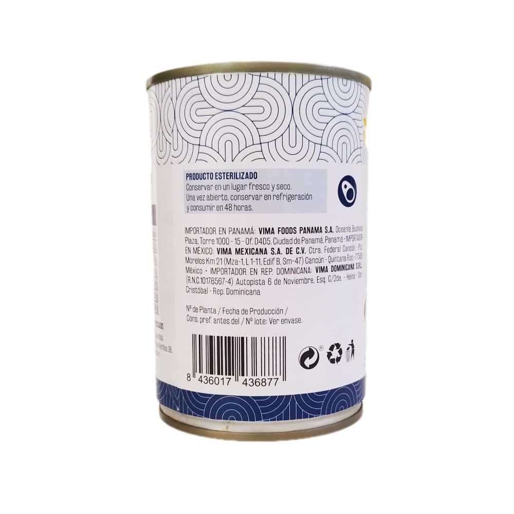 Troncho de pescado en aceite vegetal Vima Foods (425 g / 15 oz) - Miniatura 2