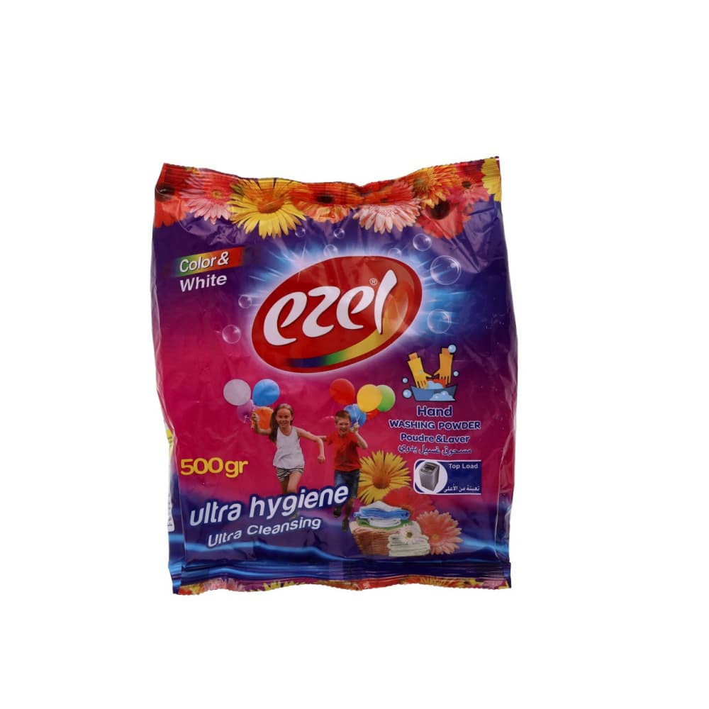 Detergente en polvo aroma floral Ezel (500 g / 1.1 lb) - Imagen 1