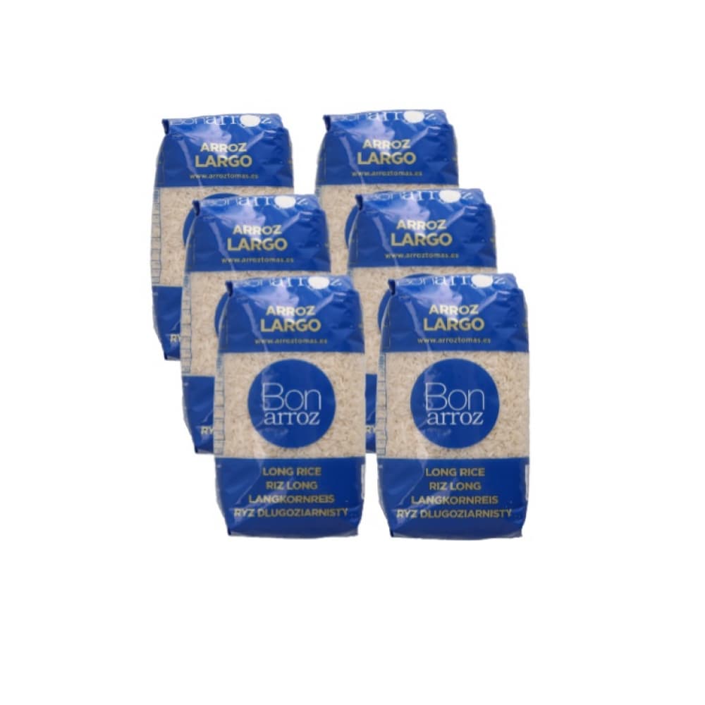 Arroz largo Bonarroz (6 x 1 kg / 2.2 lb) - Imagen 1