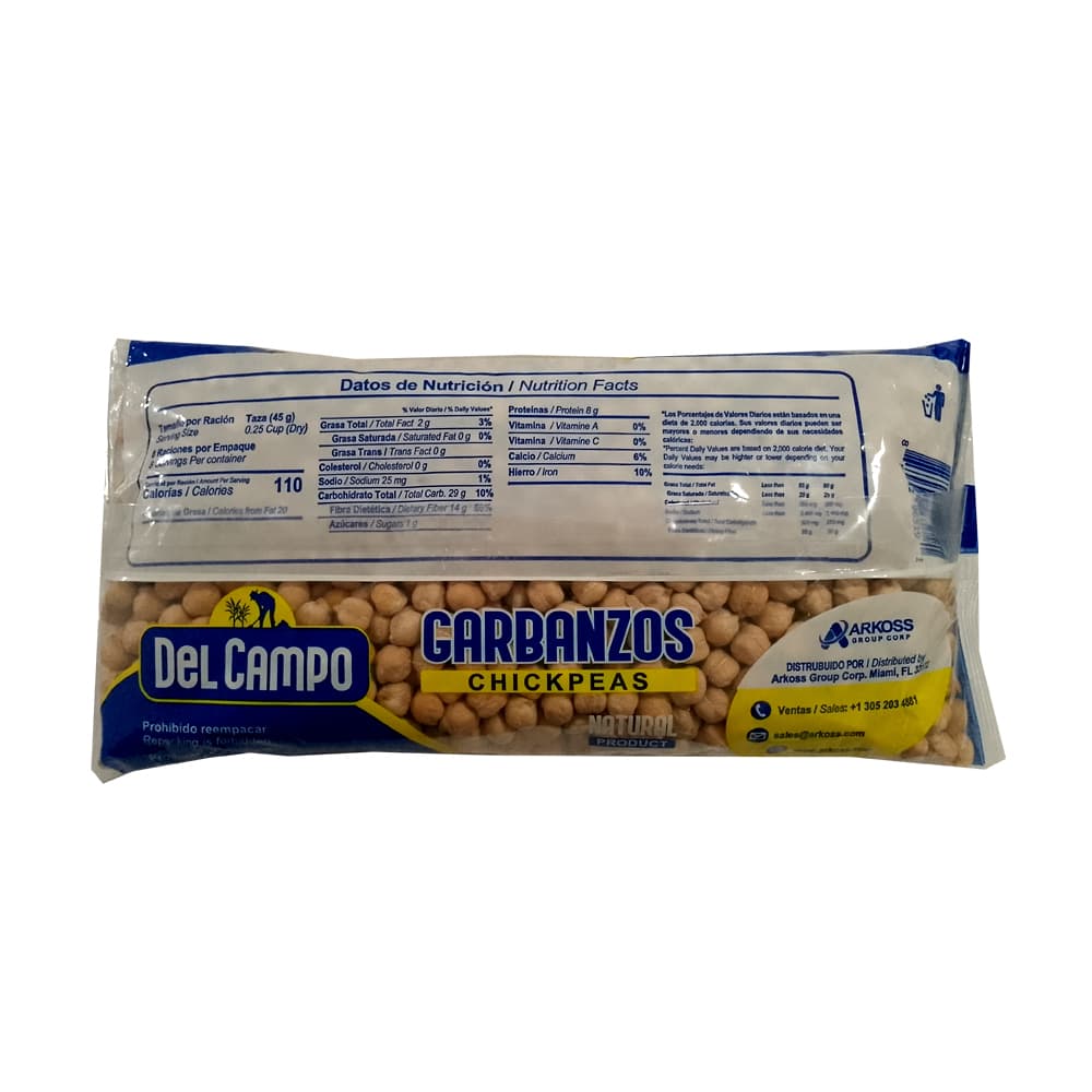 Garbanzos Del Campo (454 g / 1 lb) - Miniatura 2