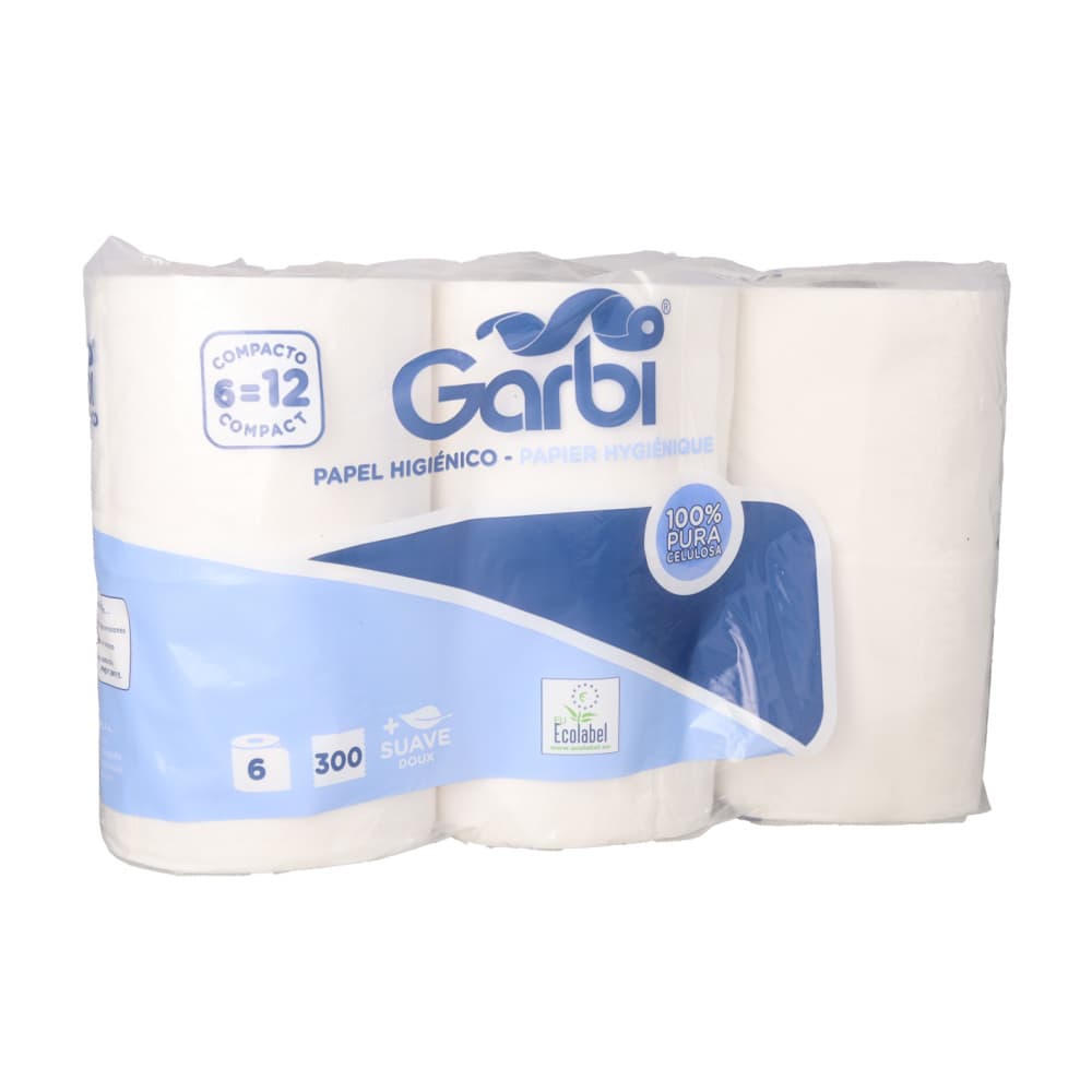 Papel higiénico Garbi (6 U) - Imagen 1