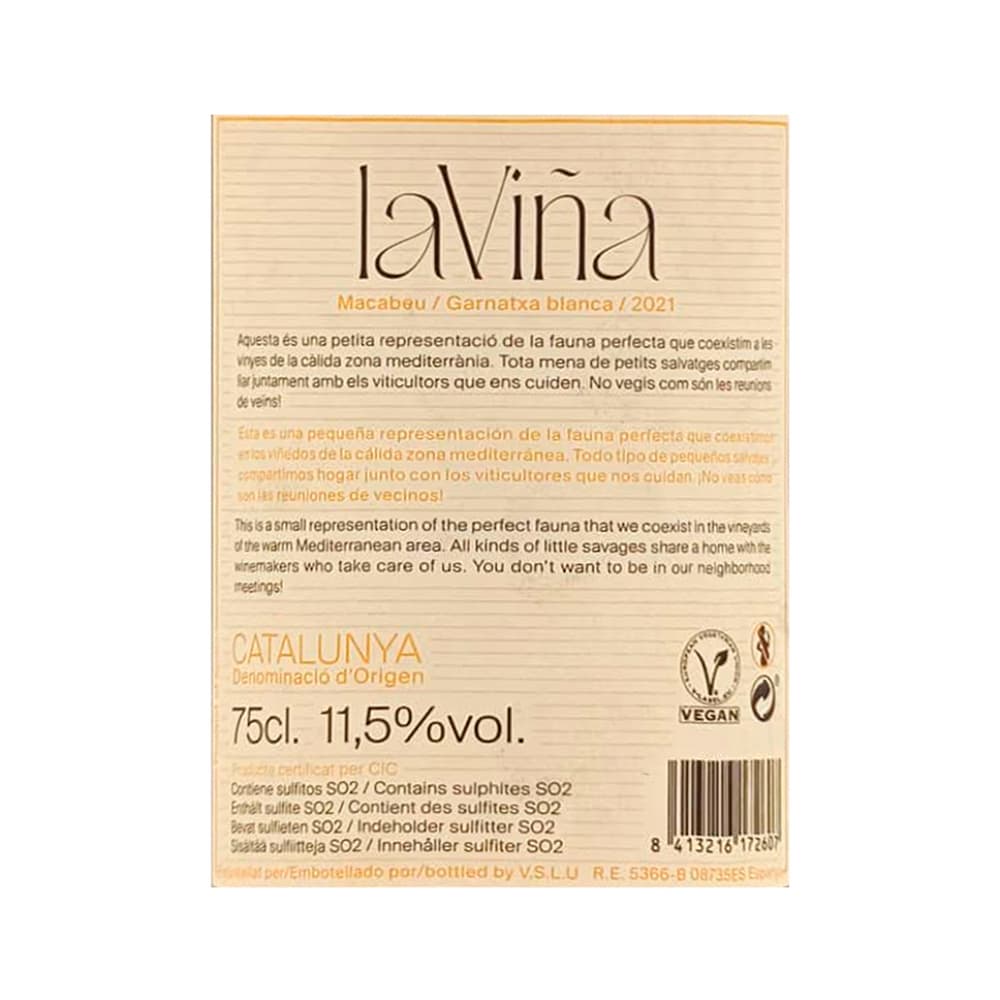 Vino blanco Laviña (750 ml) - Miniatura 2