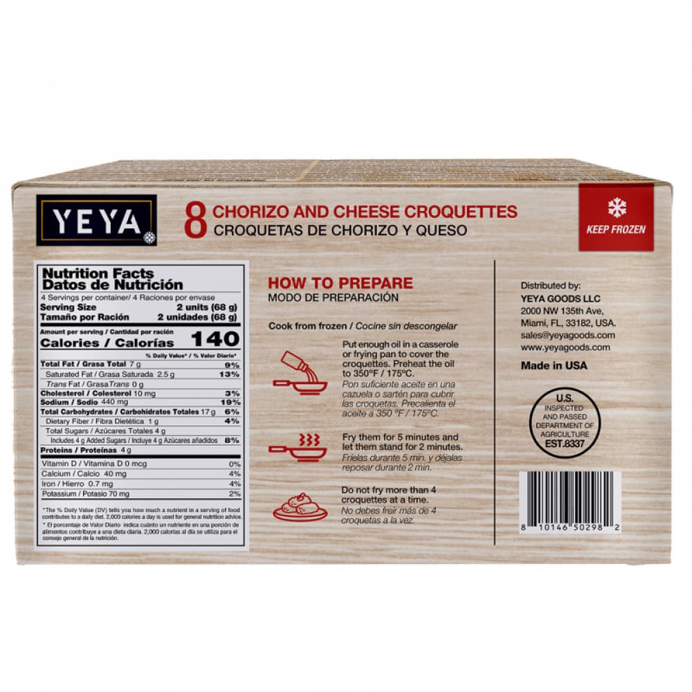 Croquetas de pollo YEYA (272 g / 9.6 oz) - Miniatura 2