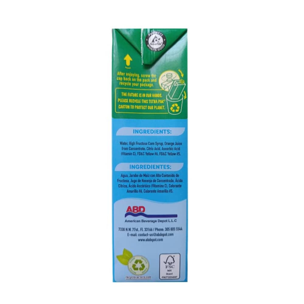 Néctar sabor naranja Goliath (946 ml) - Miniatura 2