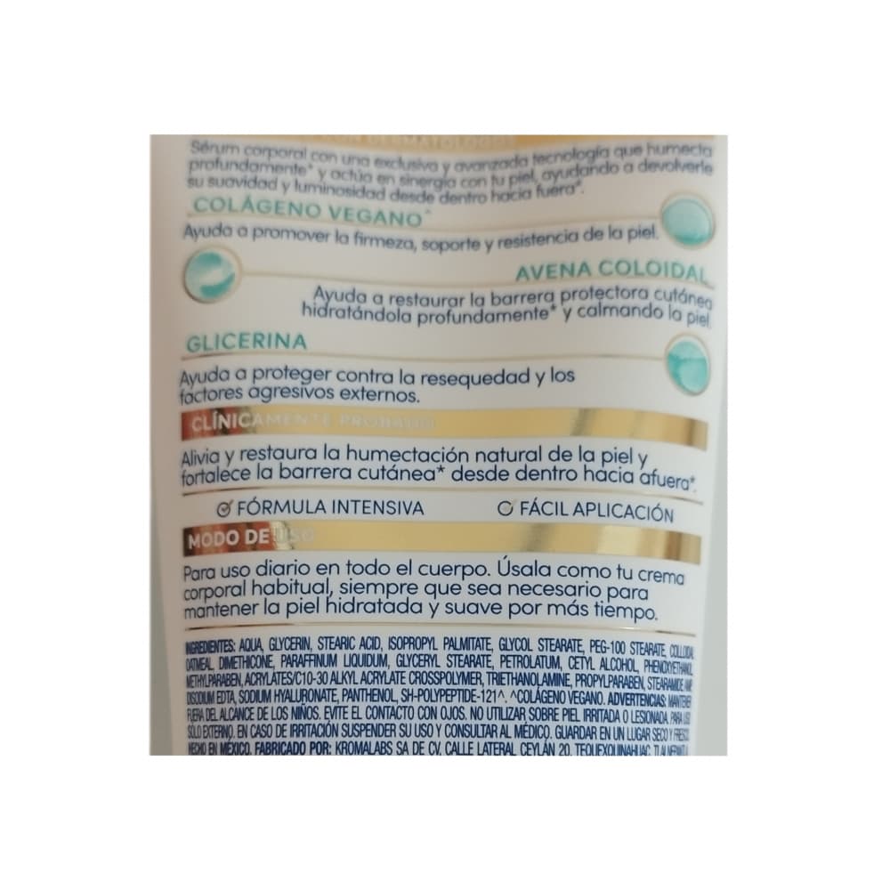 Sérum corporal pantenol + dermo regenerador Dove (200 ml ) - Miniatura 3