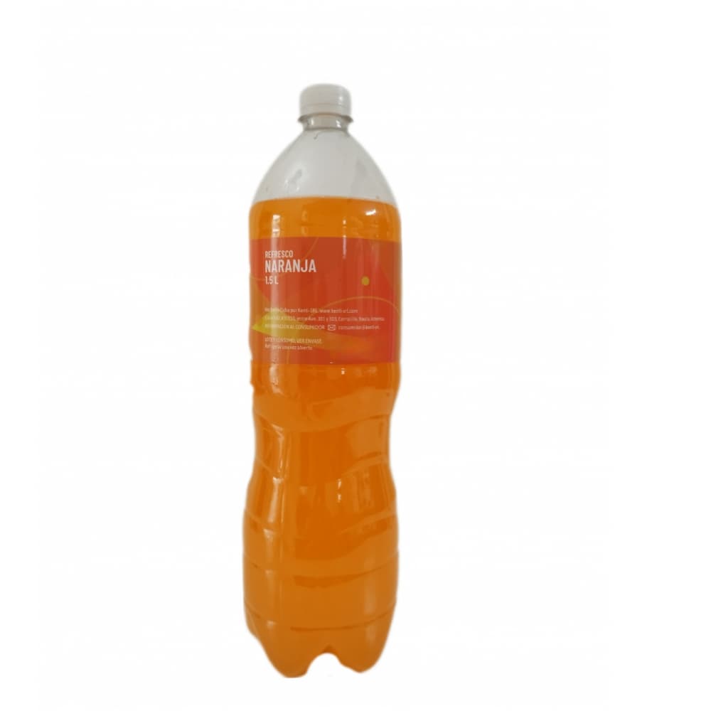Refresco gaseado sabor naranja Kenti (3 x 1.5 L) - Miniatura 2