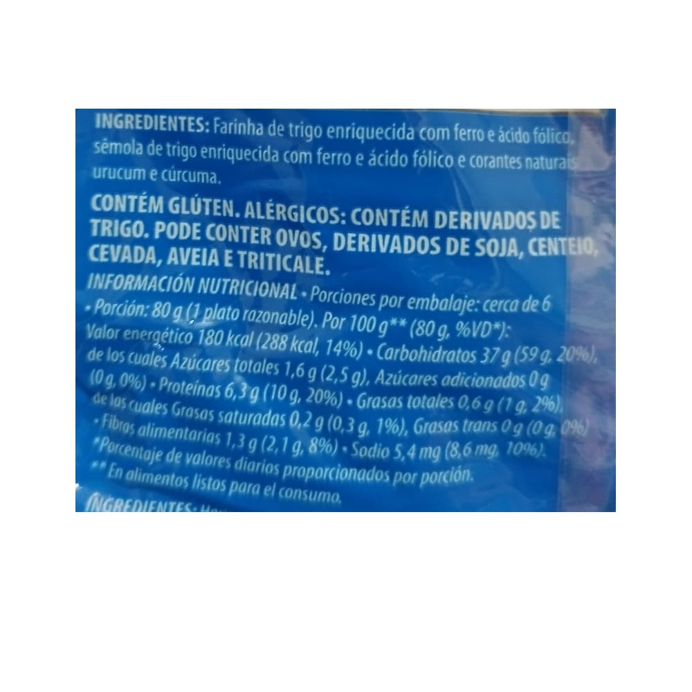 Pasta macarron en forma pena Galo (500 g / 18 oz) - Miniatura 2