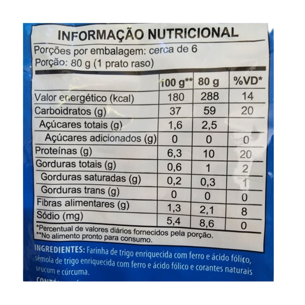 Pasta tipo macarrones Galo Selmi (500 g / 1.10 lb) - Miniatura 3