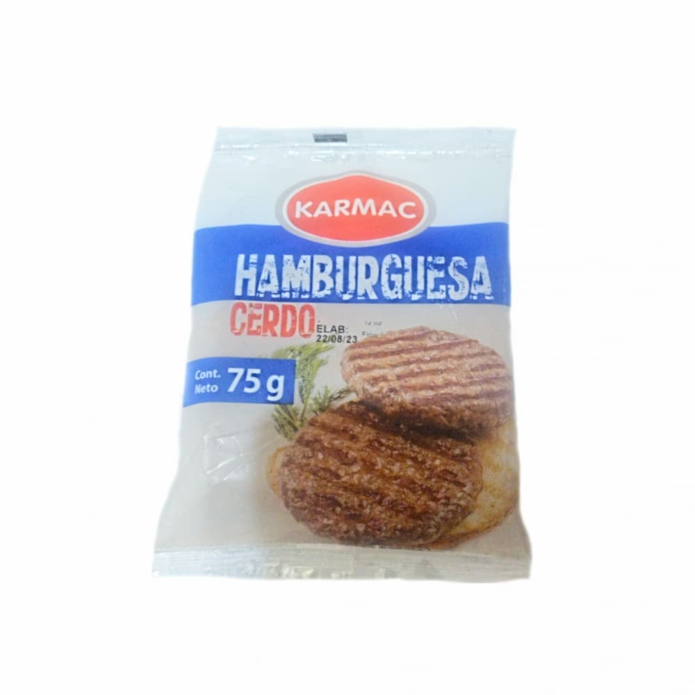 Hamburguesa de cerdo Karmac (75 g / 2.6 oz) - Imagen 1