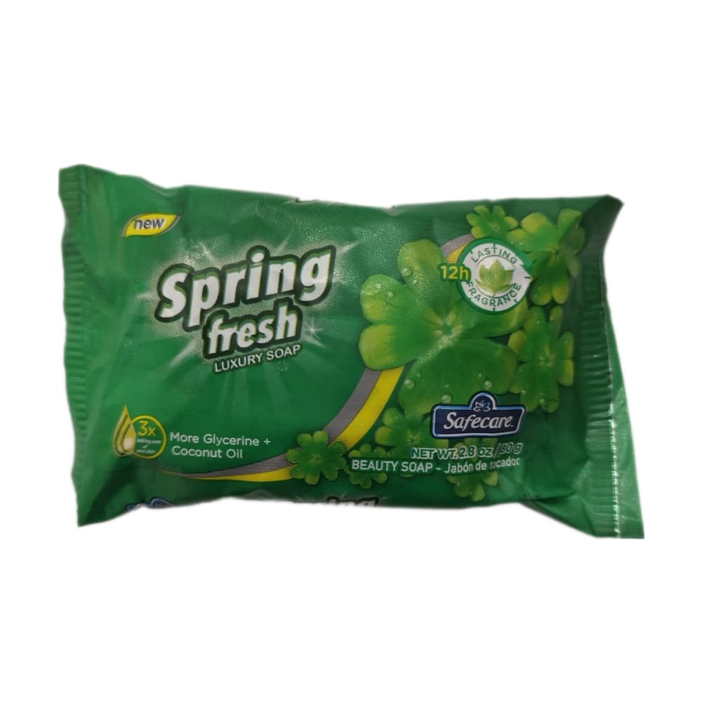 Jabón de tocador primavera fresca Safecare (80 g / 2.8 oz) - Imagen 1