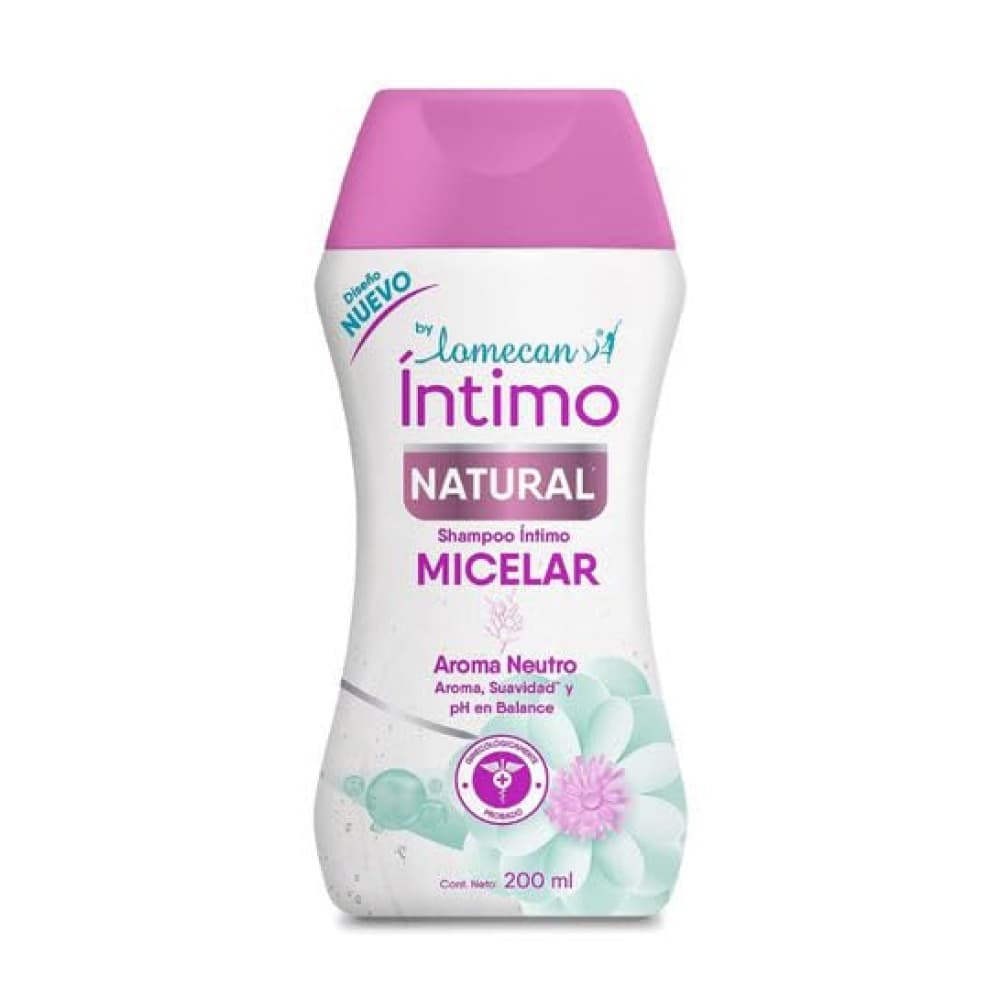 Champú íntimo aroma neutro Micelar Natural LomecanV (200 ml) - Imagen 1