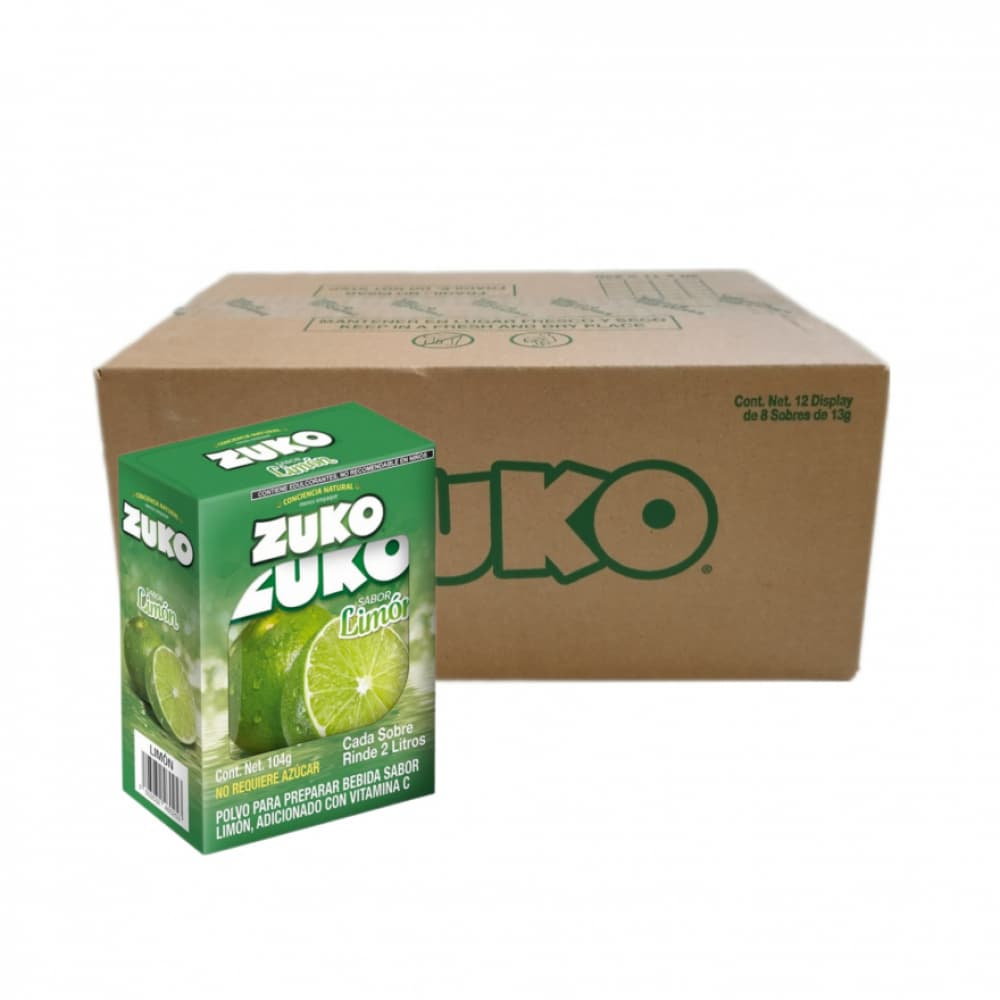 Refresco sabor limon Zuko (12 x 8 x 13 g) - Imagen 1