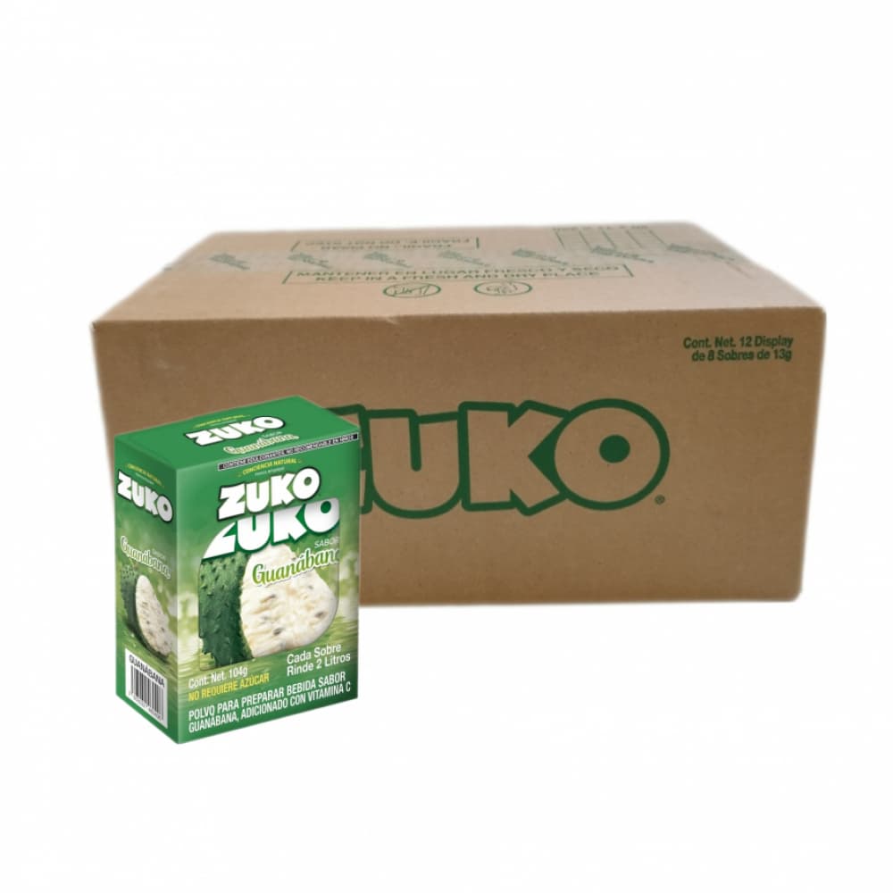 Refresco sabor guanabana Zuko (12 x 8 x 13 g) - Imagen 1