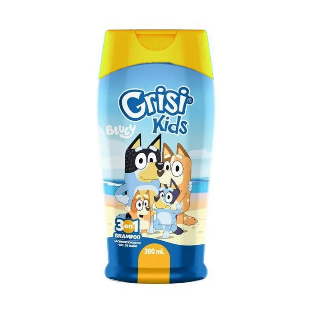 Champú infantil 3 en 1 aroma mora azul Bluey Grisi Kids (300 ml) - Imagen 1