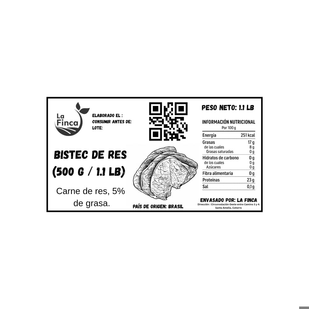Bistec de res La Finca (500 g / 1.1 lb) - Miniatura 4