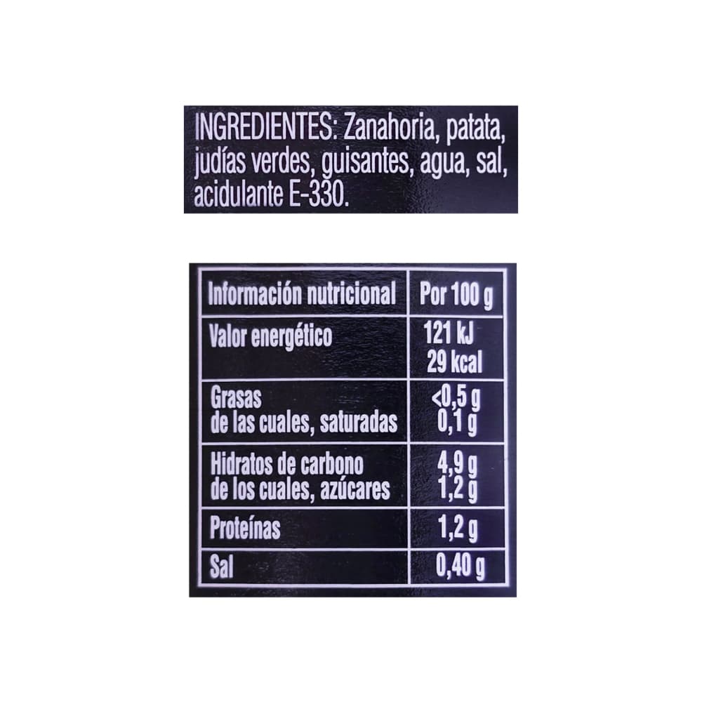 Macedonia de verduras Ferba (535 g / 1.17 lb) - Miniatura 3