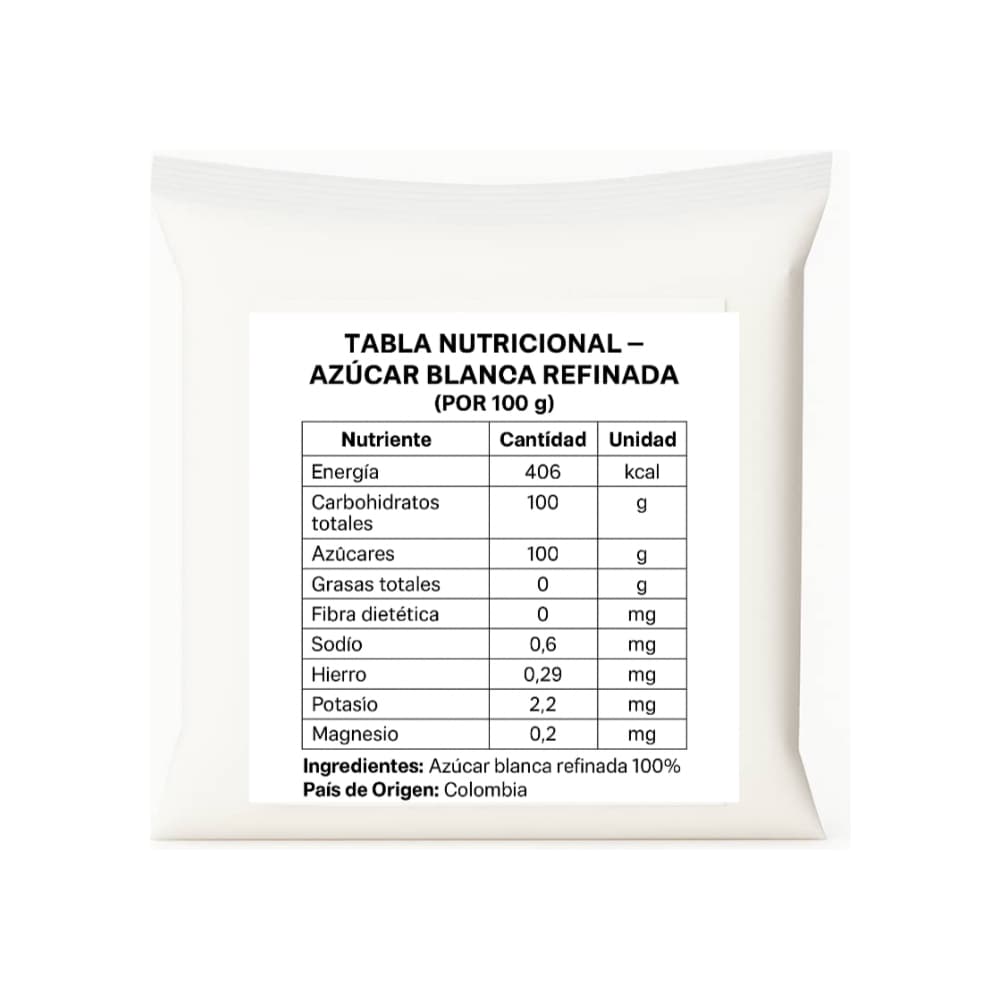 Azúcar blanca Ralpaquet (1 kg / 2.2 lb) - Miniatura 3