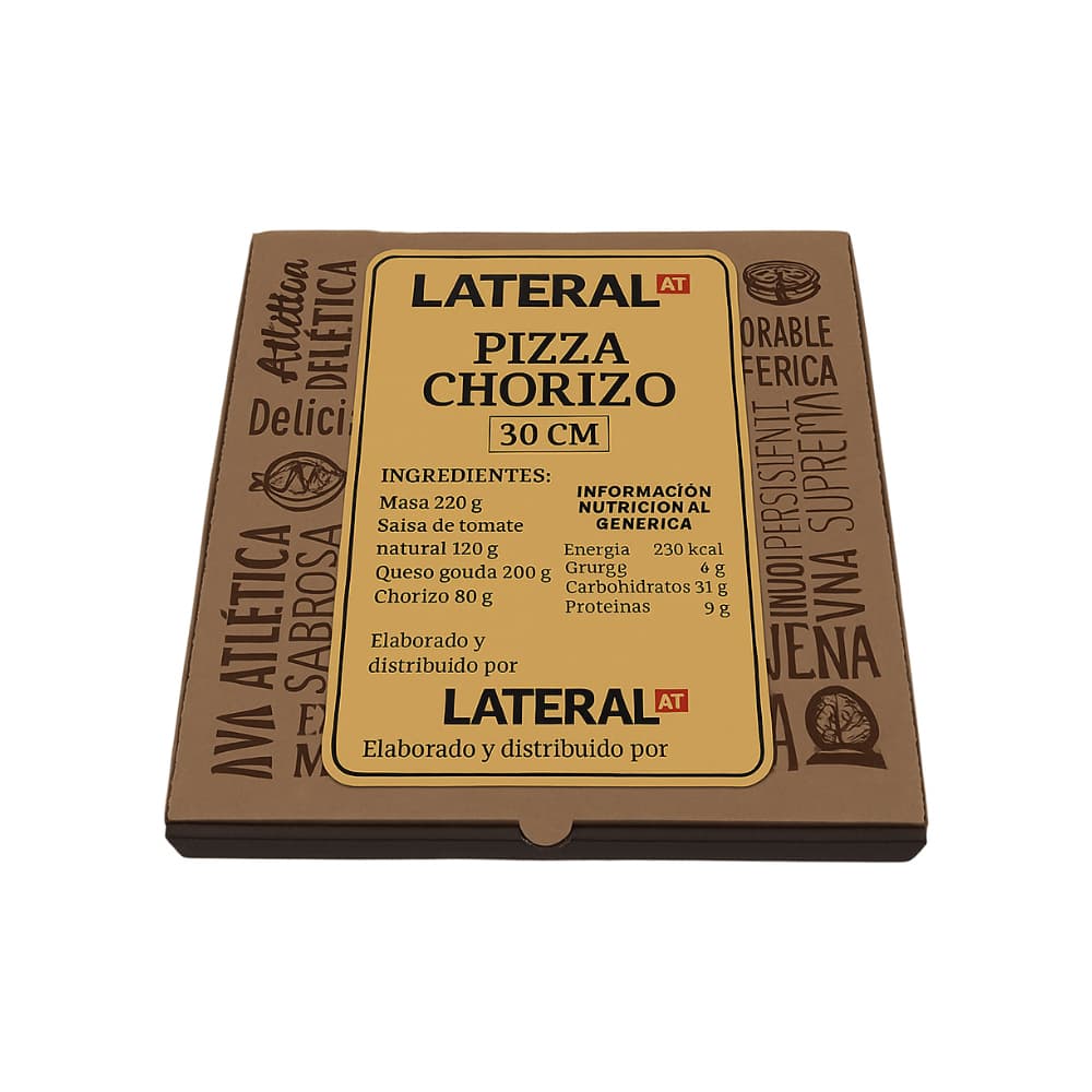 Pizza de chorizo Lateral (30 cm) - Miniatura 2