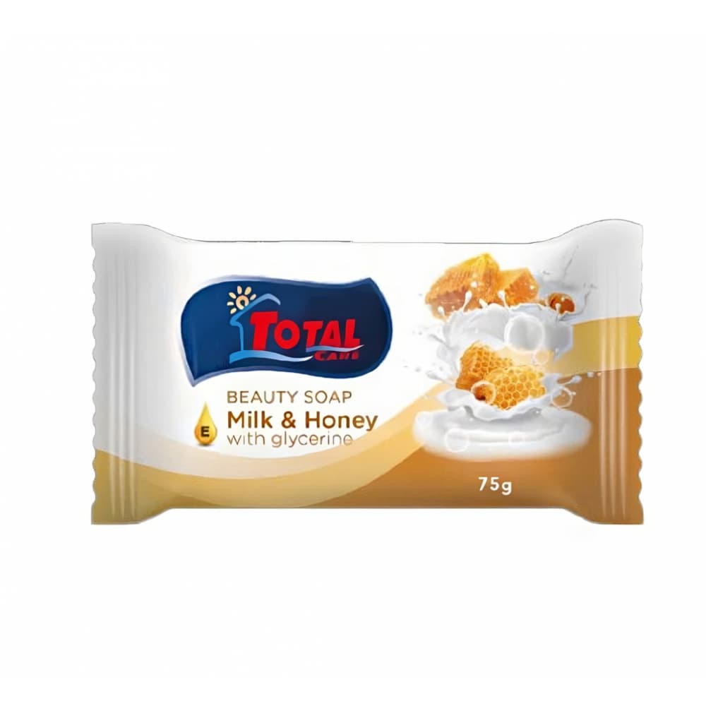 Jabón de tocador de leche y miel Total Care (75 g / 2.64 oz) - Imagen 1