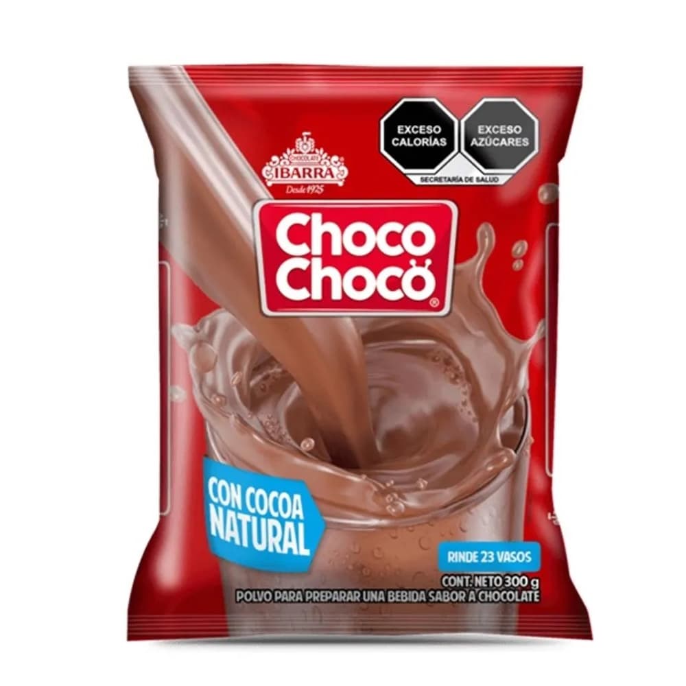 Polvo para preparar una bebida sabor a chocolate Choco Choco Ibarra (300 g / 10.58 oz) - Imagen 1