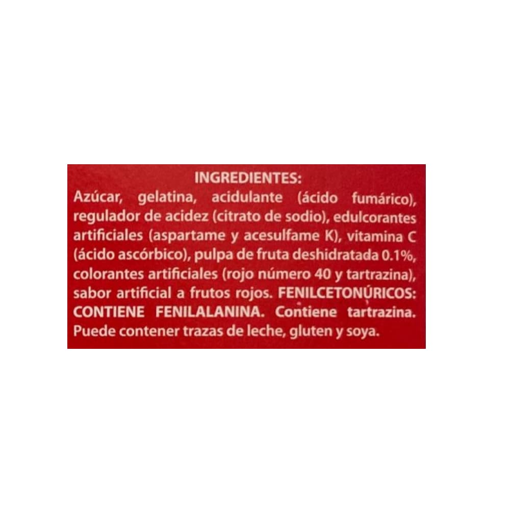 Gelatina sabor a frutos rojos Boom (40 g / 1.4 oz) - Miniatura 4