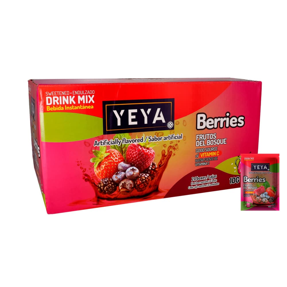 Refresco instantáneo sabor frutos del bosque Yeya (624 x 10 g) - Imagen 1