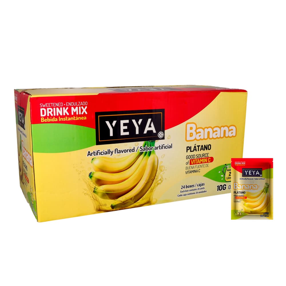 Refresco instantáneo sabor plátano Yeya (624 x 10 g) - Imagen 1