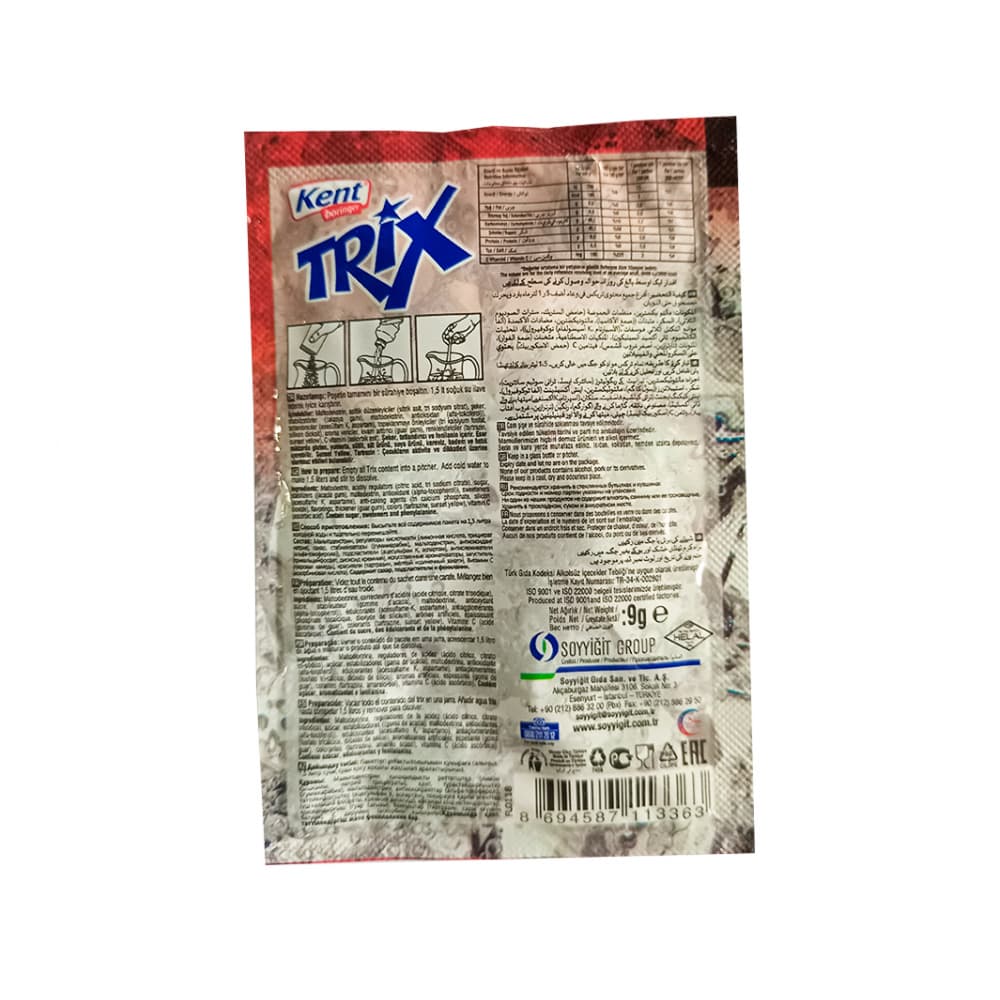 Refresco en polvo sabor cóctel Trix (9 g) - Miniatura 3