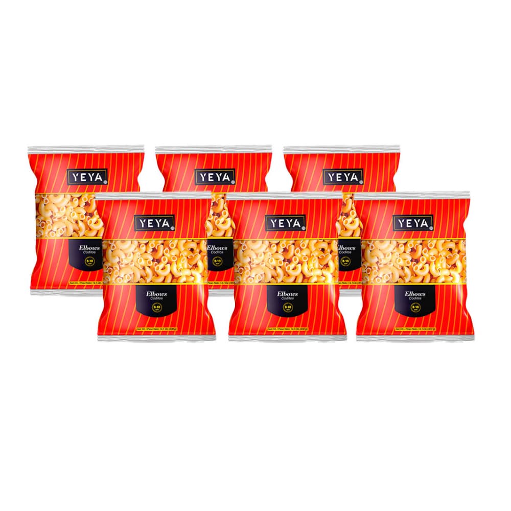 Coditos Yeya (6 x 400 g / 14.11 oz) - Imagen 1