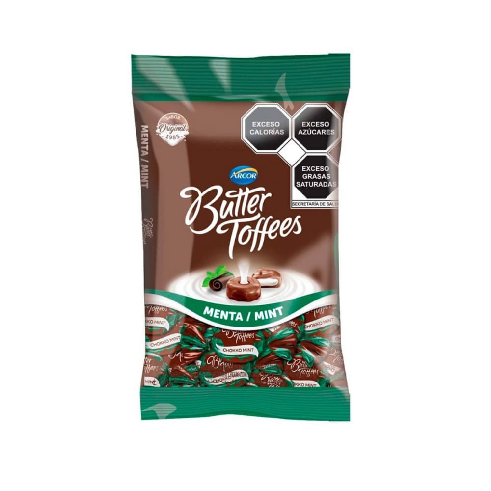 Caramelos con leche y cacao rellenos con crema de menta Arcor (126 g / 4.4 oz) - Imagen 1