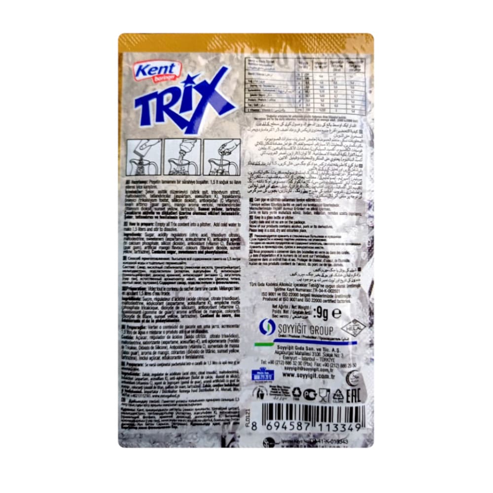 Refresco en polvo sabor naranja Trix (9 g) - Miniatura 2