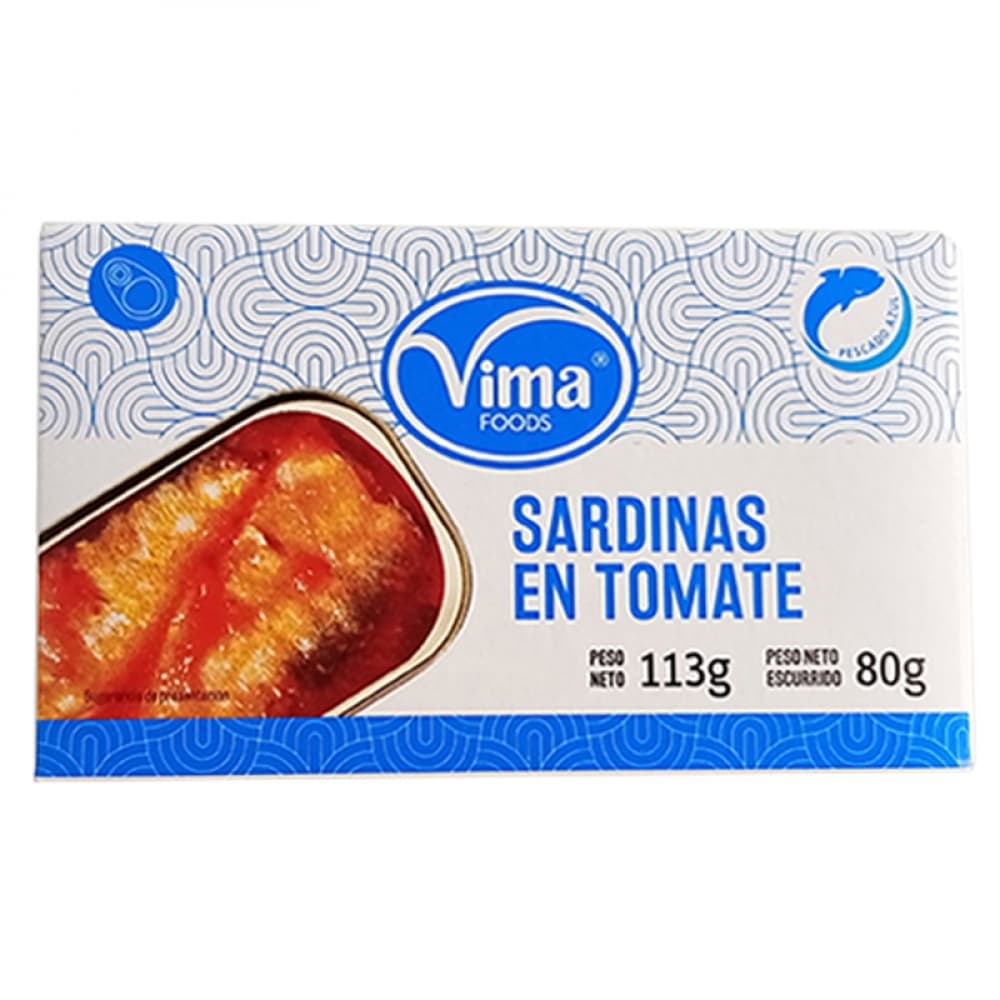 Sardinas en tomate Vima Foods (113 g / 3.98 oz) - Imagen 1