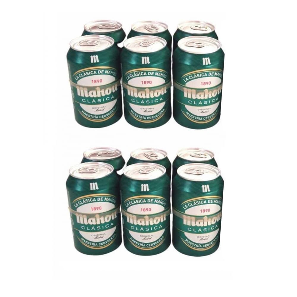 Cerveza Mahou Clásica (12 x 330 ml) - Imagen 1