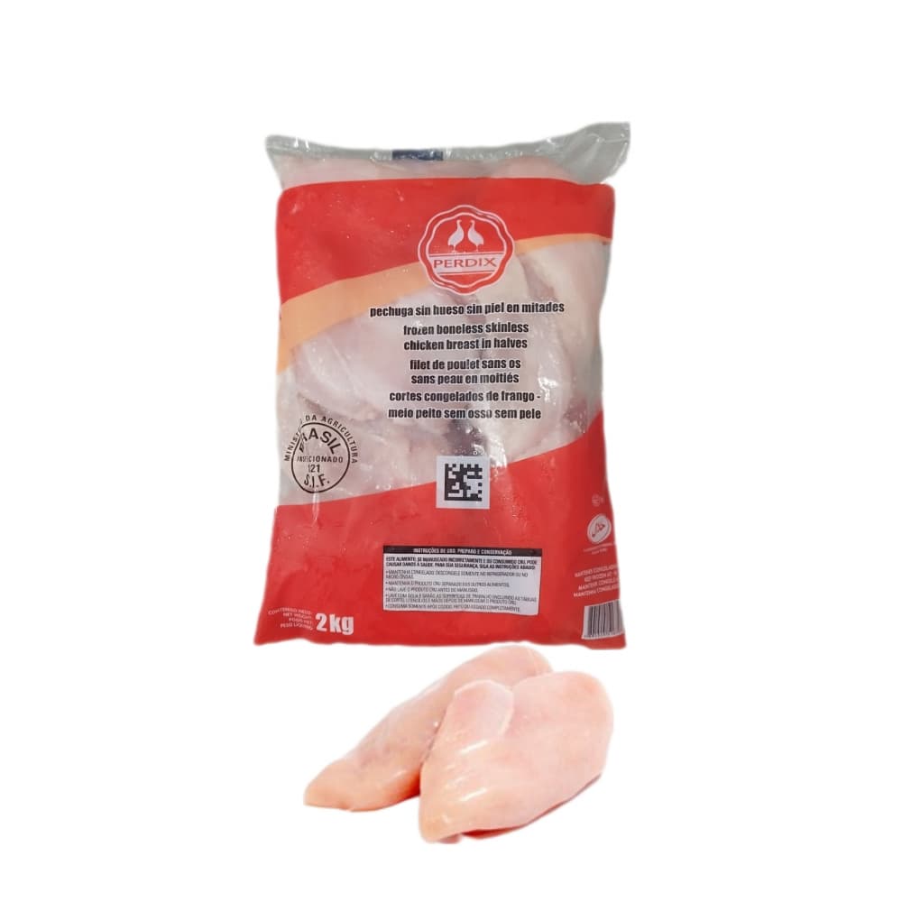 Pechuga de pollo sin hueso y sin piel Perdix (2 kg / 4.4 lb) - Imagen 1