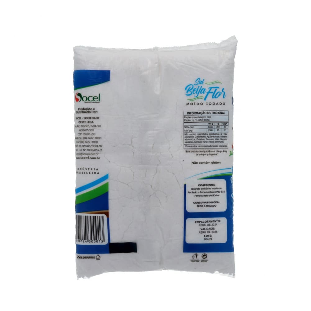 Sal marina Mossoró Beija Flor (1 kg / 2.2 lb) - Miniatura 2